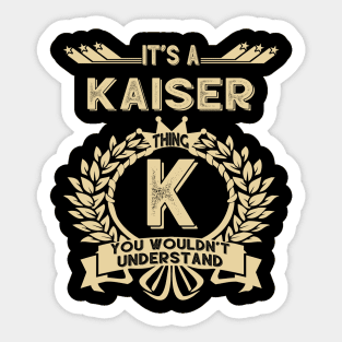 Kaiser Sticker